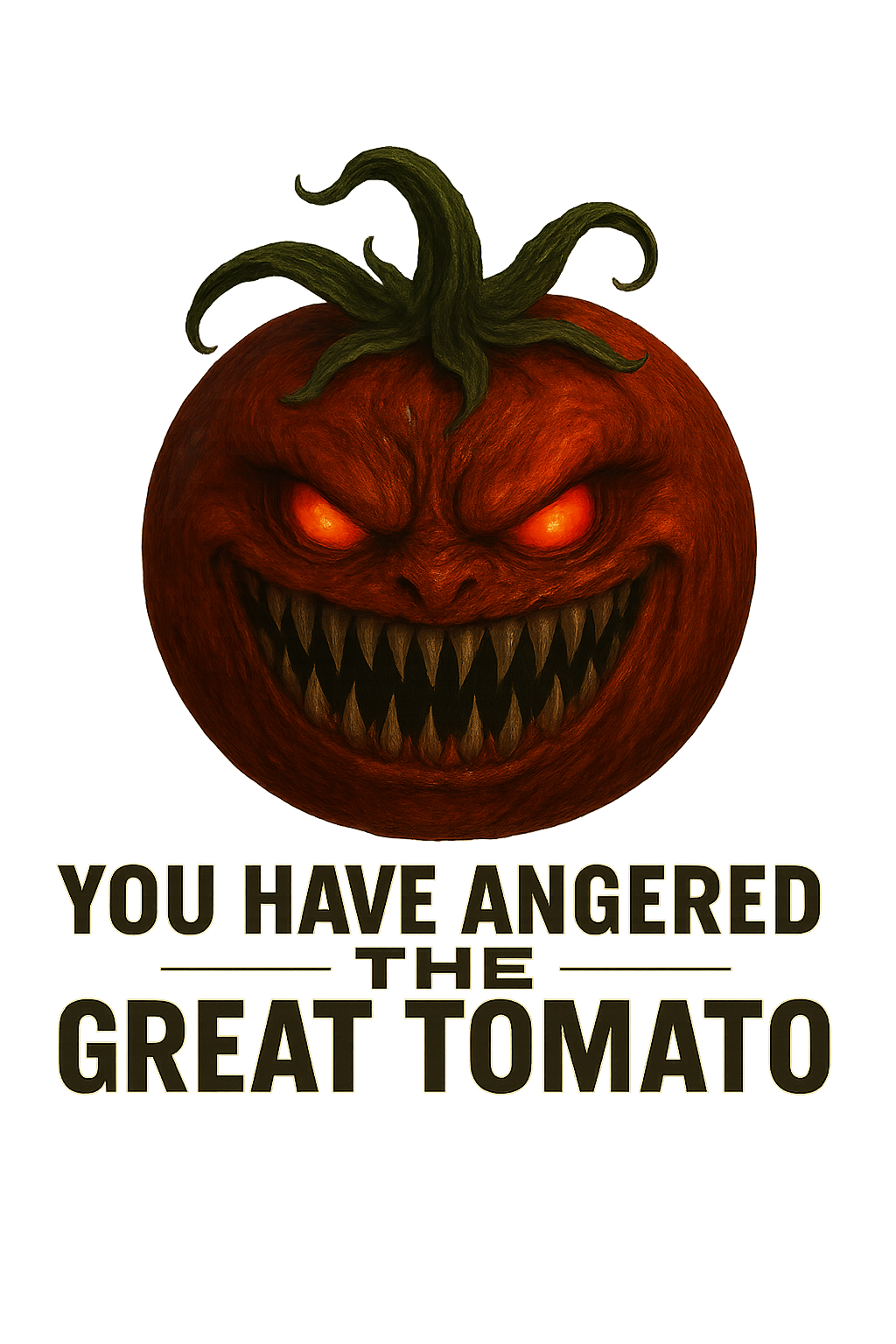 An angry tomato